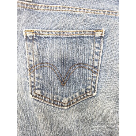 Levi Strauss & Co 529 Curvy Bootcut Light Wash Jeans Size 12 Medium Pre Owned - Picture 11 of 12